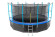 Каркасный батут EVO Jump 16FT Internal с нижней сетью 488х488х265 см