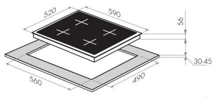 Варочная панель MAUNFELD MVI59.2FL-WH Варочная панель MAUNFELD MVI59.2FL-WH