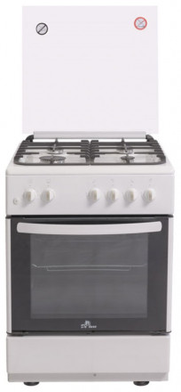Газовая плита De luxe 606040.24г 001 (кр) ЧР бел