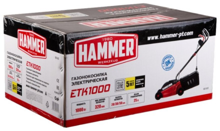 Газонокосилка Hammer ETK1000