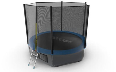 Батут Evo Jump External 10ft Blue Lowernet + сетка Батут Evo Jump External 10ft Blue Lowernet + сетка