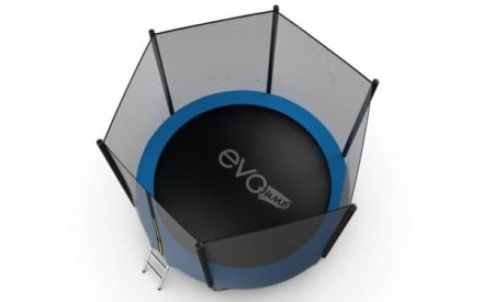 Батут Evo Jump External 10ft Blue Lowernet + сетка Батут Evo Jump External 10ft Blue Lowernet + сетка