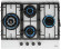 Встраиваемая газовая варочная панель Delonghi Gabriella 6 GW IM