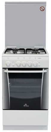 Газовая плита De luxe 506040.14 г (крышка) ЧР
