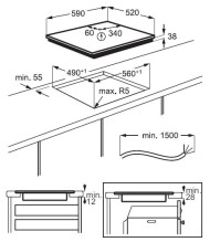 Электрическая варочная панель Electrolux CKE 6450 WC Электрическая варочная панель Electrolux CKE 6450 WC
