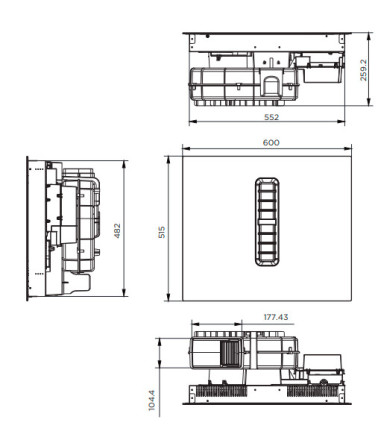 Встраиваемая индукционная варочная панель Maunfeld MIHC604SF2BK