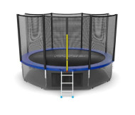 Батут Evo Jump External 12ft Blue Lowernet + сетка Батут Evo Jump External 12ft Blue Lowernet + сетка