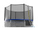 Батут Evo Jump External 12ft Blue Lowernet + сетка Батут Evo Jump External 12ft Blue Lowernet + сетка
