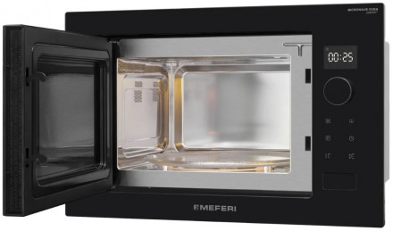 Встраиваемая микроволновая печь Meferi MMO6025BK COMFORT