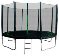 Батут MiSoon 10ft-4-PRO-312 с внешней сеткой и лестницей Батут MiSoon 10ft-4-PRO-312 с внешней сеткой и лестницей