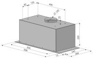 Встраиваемая вытяжка Konigin FlatBox Inox 50 Встраиваемая вытяжка Konigin FlatBox Inox 50