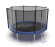 Батут Evo Jump External 12ft Blue с внешней сеткой и лестницей