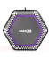 Батут BaseFit TR-401 101 см фиолетовый