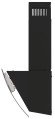 Вытяжка Elikor WAVE BK 60 черная