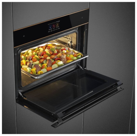 Электрический духовой шкаф smeg SF4604WVCPNR Электрический духовой шкаф smeg SF4604WVCPNR