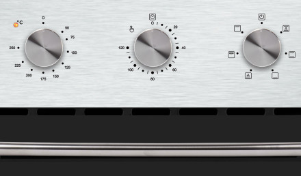 Электрический духовой шкаф Zugel ZOE604X стальной