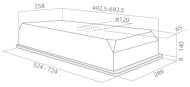 Встраиваемая вытяжка Elica Elibloc 9 LX SILVER F/60 Встраиваемая вытяжка Elica Elibloc 9 LX SILVER F/60