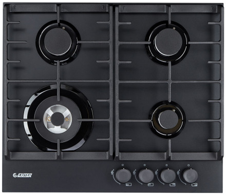 Газовая варочная панель Exiteq EXH-207 black matt Газовая варочная панель Exiteq EXH-207 black matt