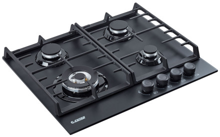 Газовая варочная панель Exiteq EXH-207 black matt Газовая варочная панель Exiteq EXH-207 black matt