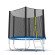 Батут Evo Jump External 6ft Blue Lowernet + сетка Батут Evo Jump External 6ft Blue Lowernet + сетка