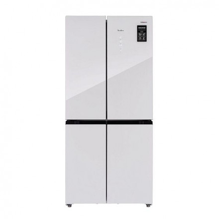 Холодильник TESLER RCD-482I WHITE GLASS Холодильник TESLER RCD-482I WHITE GLASS