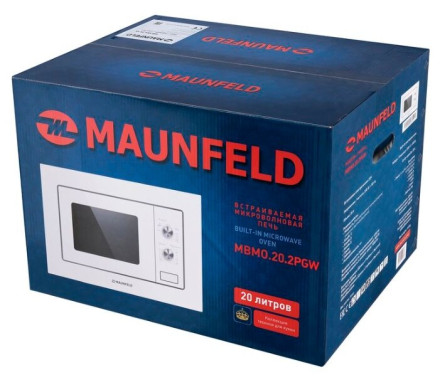 Микроволновая печь встраиваемая MAUNFELD MBMO.20.2 PGW