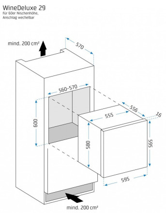 Винный шкаф Caso WineDeluxe E 29 Винный шкаф Caso WineDeluxe E 29