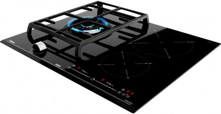 Встраиваемая комбинированная варочная панель TEKA HYBRID JZC 63312 ABN Black Встраиваемая комбинированная варочная панель TEKA HYBRID JZC 63312 ABN Black