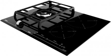 Встраиваемая комбинированная варочная панель TEKA HYBRID JZC 63312 ABN Black Встраиваемая комбинированная варочная панель TEKA HYBRID JZC 63312 ABN Black