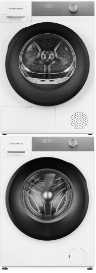 Комплект стиральная и сушильная машина Kuppersberg WM 610 W + DM 610 W