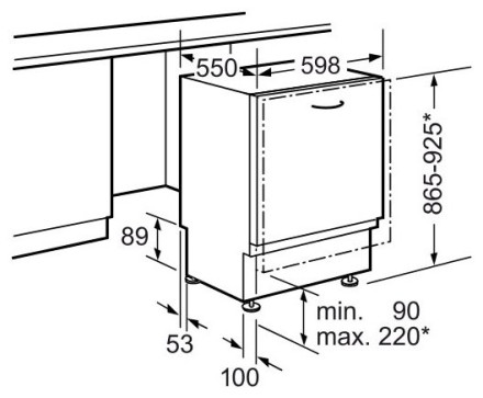 Встраиваемая посудомоечная машина NEFF S51T65X5