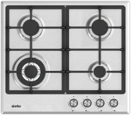 Газовая варочная панель Simfer H60V41M525, нержавеющая сталь Газовая варочная панель Simfer H60V41M525, нержавеющая сталь