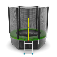 Батут Evo Jump External 6ft Green Lowernet + сетка Батут Evo Jump External 6ft Green Lowernet + сетка