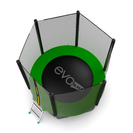Батут Evo Jump External 6ft Green Lowernet + сетка Батут Evo Jump External 6ft Green Lowernet + сетка