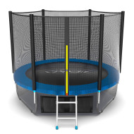 Батут Evo Jump External 8ft Blue Lowernet + сетка Батут Evo Jump External 8ft Blue Lowernet + сетка