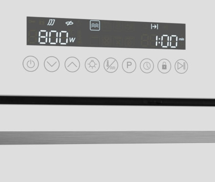 Электрический духовой шкаф Meferi MEO608WH Microwave
