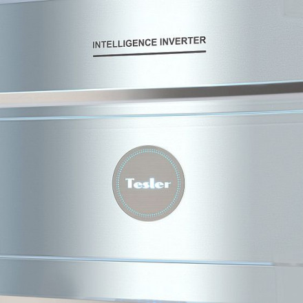 Холодильник TESLER RFD-427BI Sparkling Grey Холодильник TESLER RFD-427BI Sparkling Grey