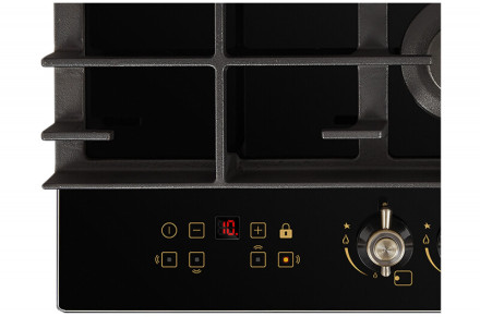 Встраиваемая газовая варочная панель Hiberg VM 6145 RB Встраиваемая газовая варочная панель Hiberg VM 6145 RB