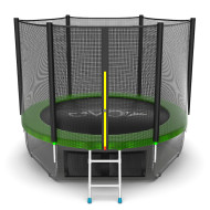Батут Evo Jump External 8ft Green Lowernet + сетка Батут Evo Jump External 8ft Green Lowernet + сетка
