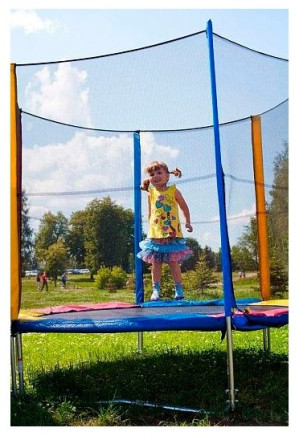 Каркасный батут Sundays Acrobat 457 см - 15ft с сеткой 465х465х240 см Каркасный батут Sundays Acrobat 457 см - 15ft с сеткой 465х465х240 см