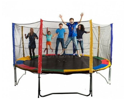 Каркасный батут Sundays Acrobat 457 см - 15ft с сеткой 465х465х240 см Каркасный батут Sundays Acrobat 457 см - 15ft с сеткой 465х465х240 см
