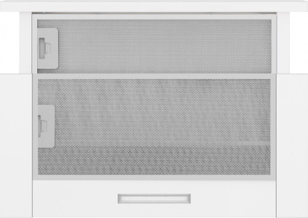 Встраиваемая вытяжка Weissgauff Hide 600 White Glass