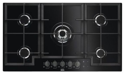 Газовая варочная панель AEG HKR 95540 NB Газовая варочная панель AEG HKR 95540 NB