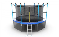Батут Evo Jump Internal 12ft Blue Lowernet + сетка Батут Evo Jump Internal 12ft Blue Lowernet + сетка