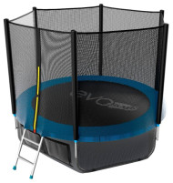 Каркасный батут EVO Jump 8FT External с нижней сетью 244х244х210 см