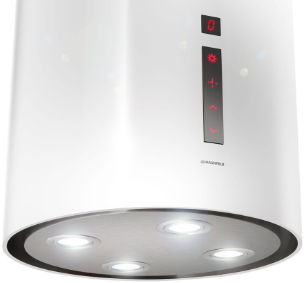 Вытяжка Maunfeld Lee Isla (sensor) 39 белый