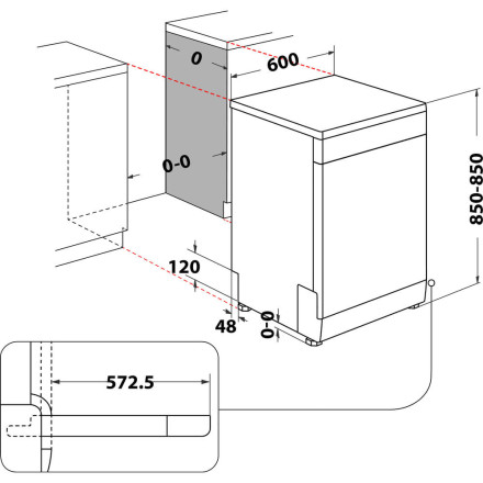 Посудомоечная машина Whirlpool WFC 3C26N F DISHWASHER WP Посудомоечная машина Whirlpool WFC 3C26N F DISHWASHER WP