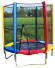 Каркасный батут babysport 240 см с сеткой 240х240 см Каркасный батут babysport 240 см с сеткой 240х240 см