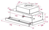 Встраиваемая вытяжка TEKA WISH Maestro CNL 6815 PLUS INOX (40436840)