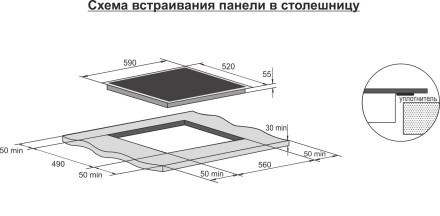 Электрическая варочная панель Darina 5Р ЕI 313 B Электрическая варочная панель Darina 5Р ЕI 313 B